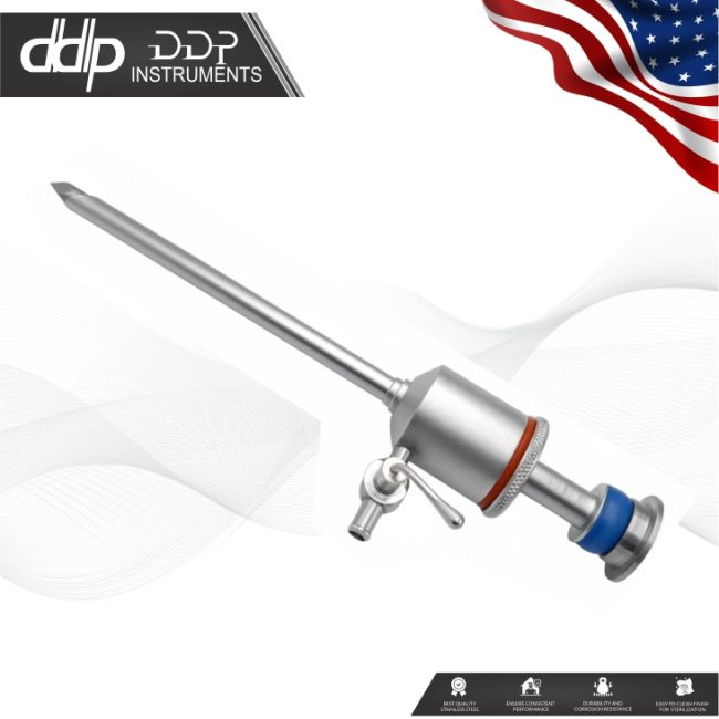 Laparoscopic Trocar Cannula 5mm for Laparoscopy Surgery Instruments Autoclavable