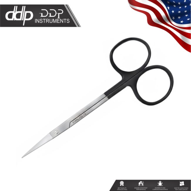 Supercut TC Iris Scissors 4.5" Straight, Plastic Surgery Delicate Scissors