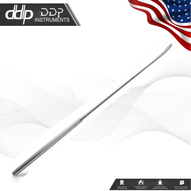 Penfield #4 Surgical Dissector – 21.6cm Neuro & Spine Instrument, Single-Ended Stainless Steel