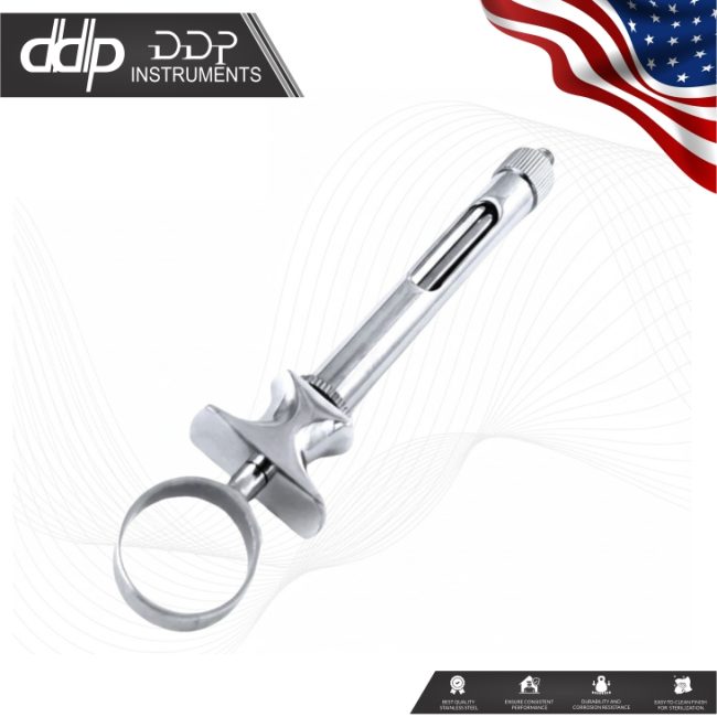 Dental Aspirating Syringe 1.8ml Anesthetic A Type Stainless Steel Dentist