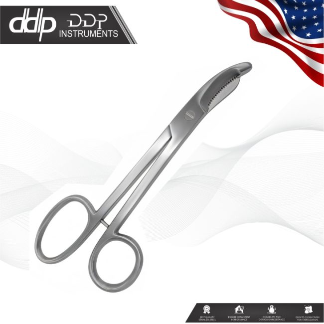 Bruns Esmarch Scissors Heavy Duty Plaster Cast Cutting Shears 9 1/2" Serrated