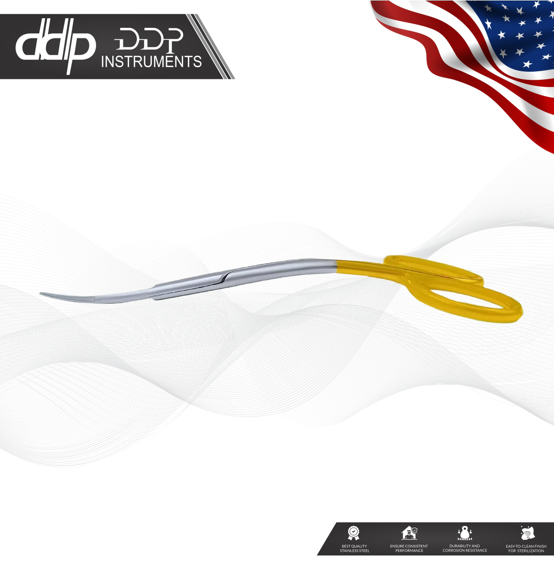 Goldman Fox Scissor 5" (13 CM) With TC Tip Super Cut Gum Scissors - Image 2