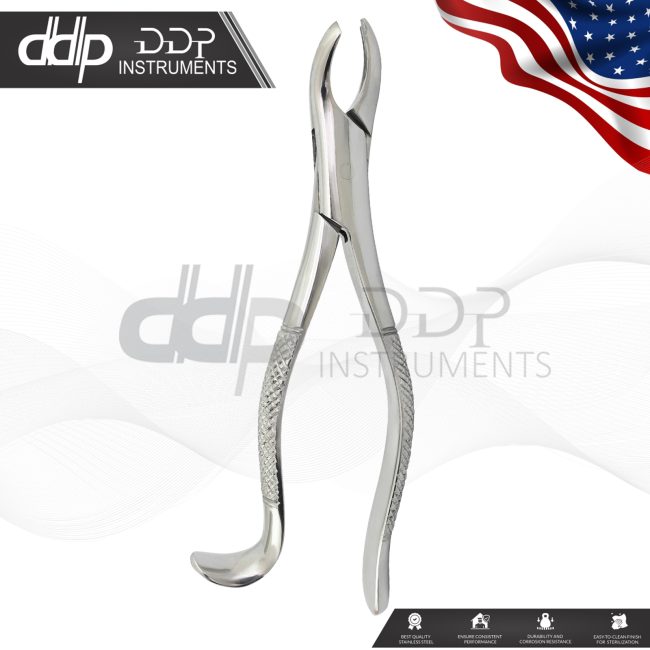 Dental Extracting Forceps 18L for Upper 1st & 2nd Molars