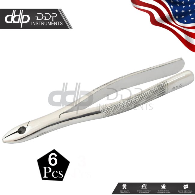 6 Dental Extracting Kells Forceps #99C