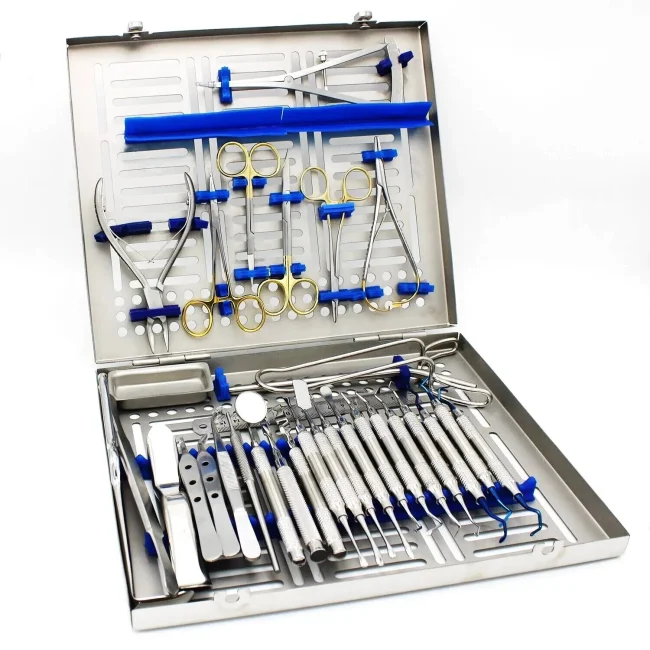 33 Pcs Periodontal Instruments Kit Dental Implants Surgical Orthodontics