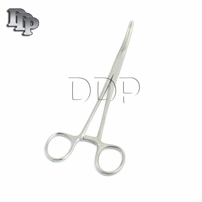 1 EA PREMIUM GRADE Rochester Carmalt Forcep 6.25" Curved Tip Surgical Instrument
