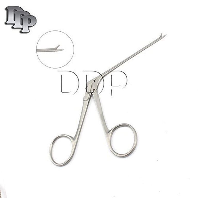 1 Pc Micro Alligator Forceps 3.25" Shaft Serrated Jaws 0.8Mm Wide DS-1393