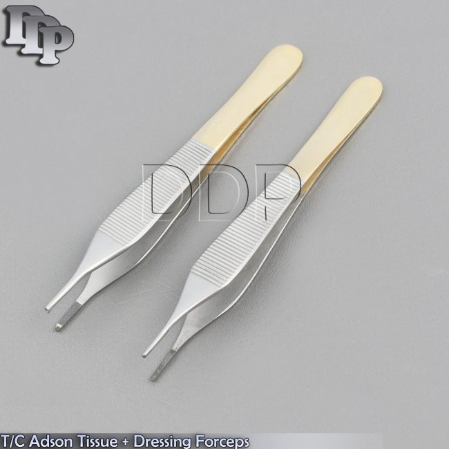 1 T/C ADSON TISSUE KOCHER 1X2T+1 DRESSING SERR MICRO MINOR SURGERY FORCEP 4.75"