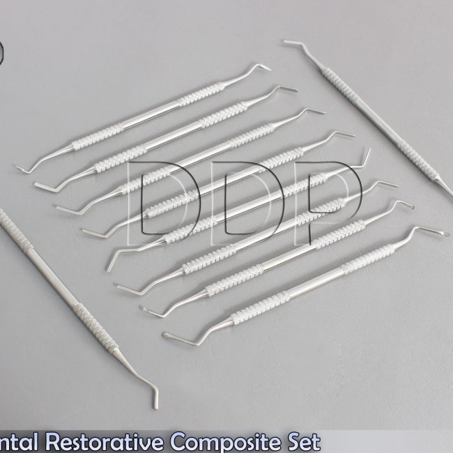 10 Pcs Dental Restorative Composite & Plastic Filling Root Canal Intruments