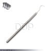 10 Pcs Single Ended Dental Explorer #23 Shepherds Hook Probe Surgical Instrument