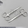 2 LA GRANGE SCISSORS CURVED 4.5" SURGICAL DENTAL INSTRUMENTS