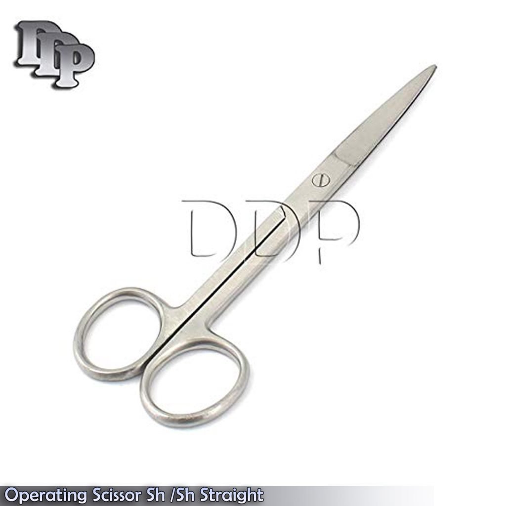 2 Operating Dissecting Scissor 6.5" Sharp Sharp Straight Surgical Instruments