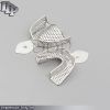 2 Pcs Impression Medium Tray Set Upper & Lower Dental Perforated New Instruments