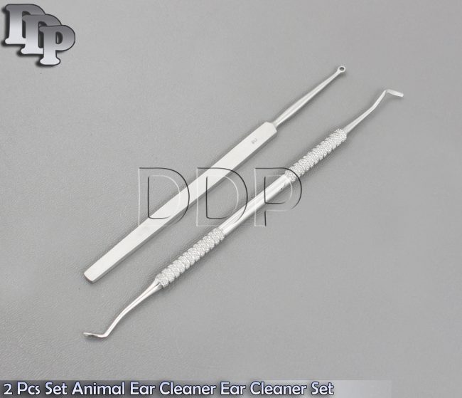 2 Pcs Set Animal Ear Cleaner Ear Cleaner tooth scraper cleaner Pet Cat Dog