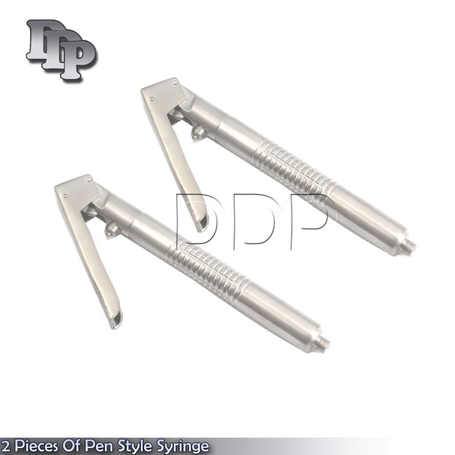 2 Pieces Of Pen Style 1.8mL Intraligamental Syringe Implant, Instruments