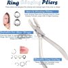 2 Pieces Ring Closing Pliers Body Piercing Instruments