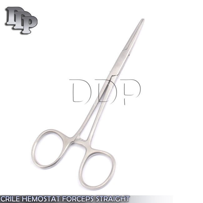 2 Pieces of Rankin Crile Hemostat Locking Forceps Straight Tip 6"