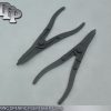 2-RING OPENING PLIERS BLACK 7" BODY PIERCING SUPPLIES CLAMPS