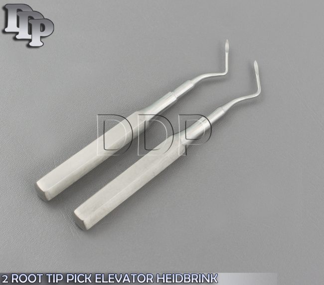 2 ROOT TIP PICK ELEVATOR (Right) HEIDBRINK DENTAL SURGICAL INSTRUMENTS
