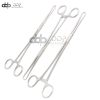 3 Duplay Tenaculum Forceps 10" Double Curved Gynecology Surgical Instrument
