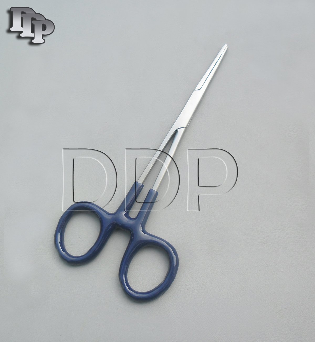 3 Hemostats Crile Forceps Surgical Instruments, Blue Dep Handle 6" Straight - Image 4