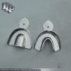 4 Dental Impression Trays set Solid Denture Instruments