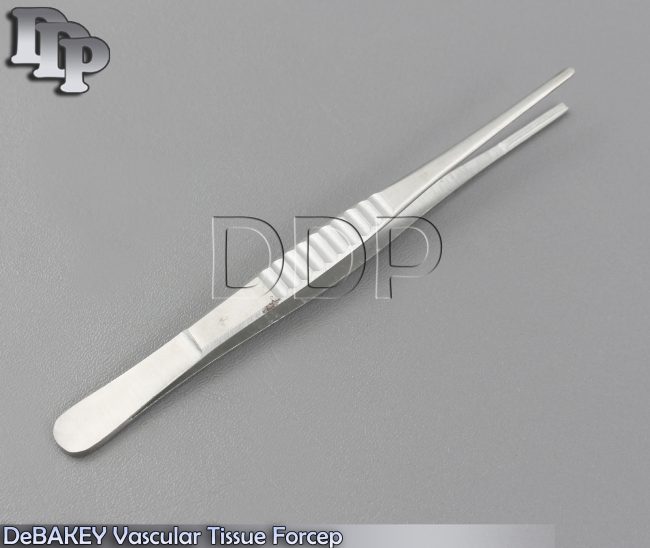 6" DeBAKEY Vascular Tissue Forcep Atraumatic Surgical Instruments ENT Veterinary