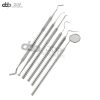6 Pack Teeth Cleaning Tools Dental Scraper Tooth Pick Hygiene Set Remover PR-348