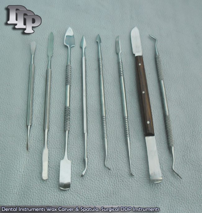 8 Dental Instruments Wax Carver & Spatula, Surgical