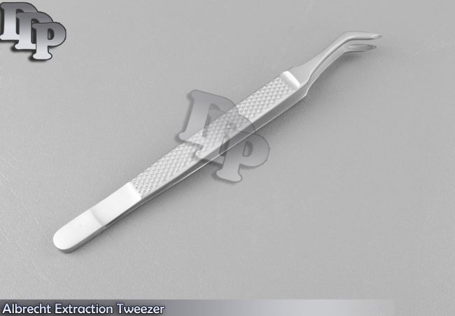 Albrecht Extraction Tweezer Pointed End Root Splinter Forceps Dental Instruments