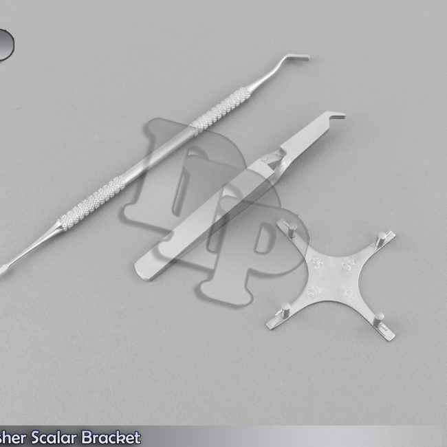 BAND PUSHER SCALAR BRACKET HOLDING TWEEZER & POSITIONING GAUGE DENTAL ORTHO KIT