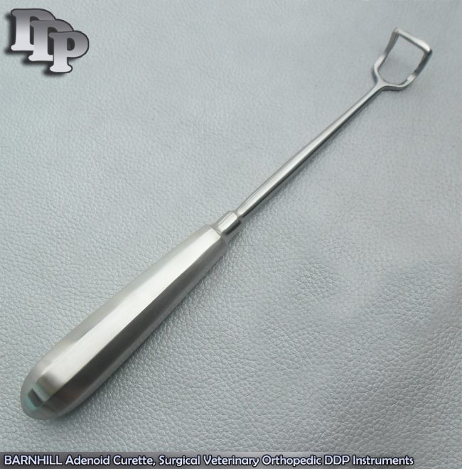 BARNHILL Adenoid Curette Size (4) 19mm 8-1/2" Surgical Veterinary Instruments
