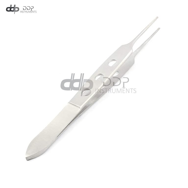BISHOP HARMON DRESSING OPHTHALMIC MICRO DELICATE FORCEPS 3.5" SERRATED EY-118