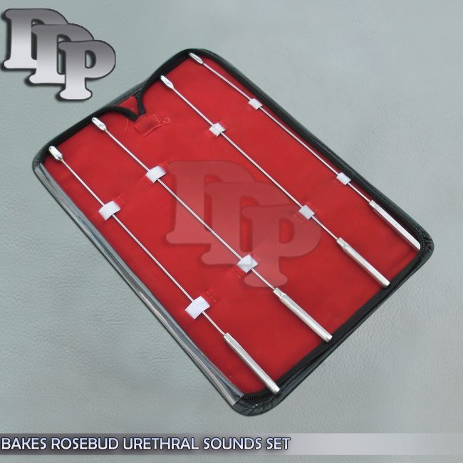 Bakes Rosebud Sounds Set - 6mm, 8mm, 10mm , 13mm In Zipper Case DS-1520