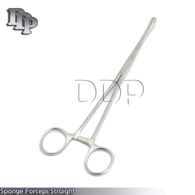 Body Piercing Sponge Clamp Forcep 6.5'' Tongue Belly Septum Lip Eyebrow Nose Ear