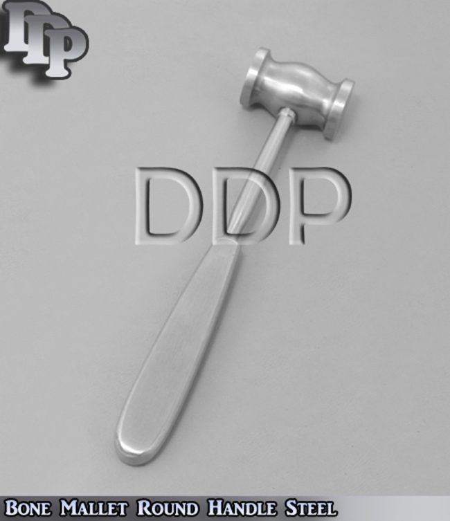 Bone Mallet Round Handle Steel Orthopedic Surgical Instruments New