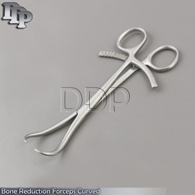 Bone Reduction Forceps Curved Pointed Tips 7" Orthopedic Instruments