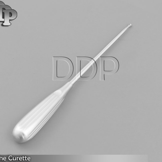 Bushe Curette 25cm + 4mm Surgical Instruments