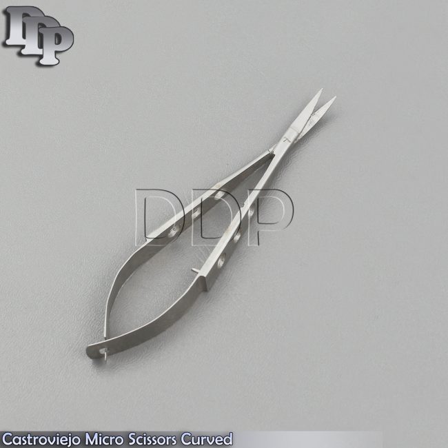 CASTROVIEJO FINE TIP STITCH MICRO SCISSORS 4.5" CURVED