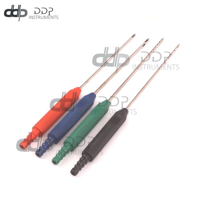 Cannulas (Set of 4) 3.5-4mm Plastic Surgery Instruments