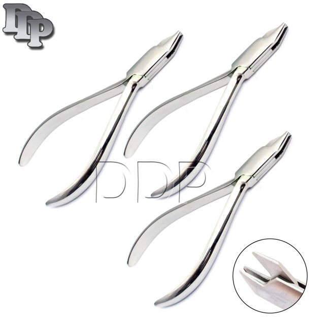 DDP 3 Pieces Three Prong Pliers New Orthodontic Dental Instruments