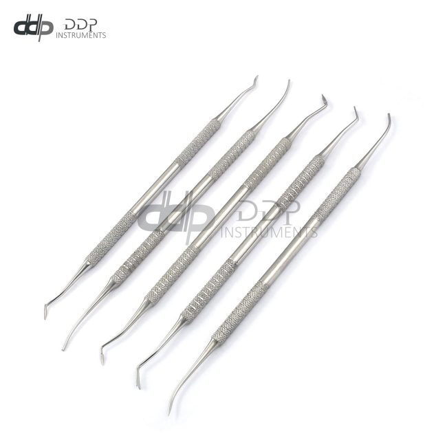 DENTAL P.K THOMAS SET OF 5 WAXING & MODELLING CARVERS RESTORATIVE FILLING TOOLS