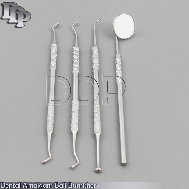 Dental Amalgam Ball Burnisher Westcott Filling Plugger Condensers Examination