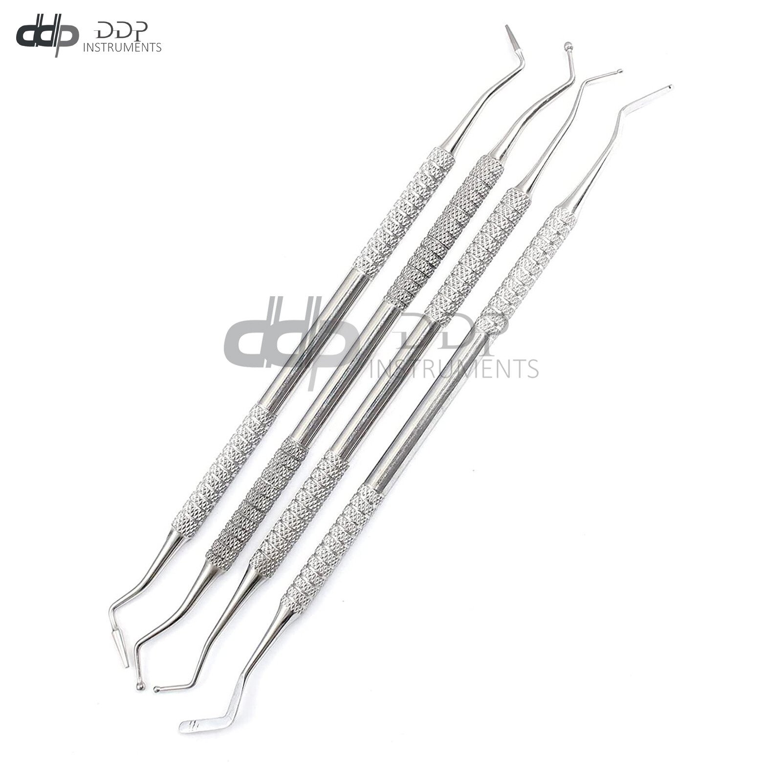 Dental Composite Filling Set of 4 Plastic Amalgam Double Ended Restorative Inst