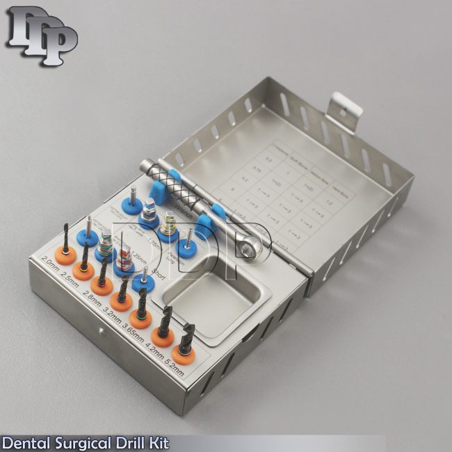 Dental Implant Tissue Punch ,Trephine Drills 15 Pcs Kit Surgical Surgery