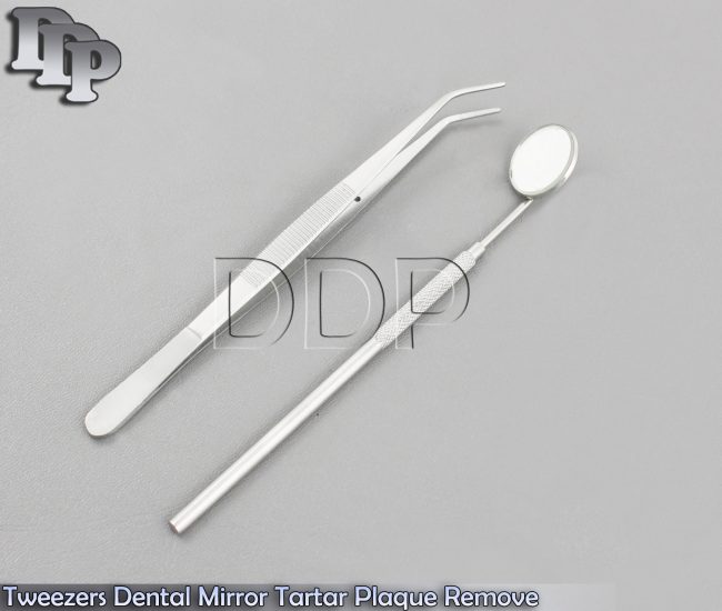 Dental Kit Tooth Pick Dissecting Tweezers Dental Mirror Tartar Plaque PR-233