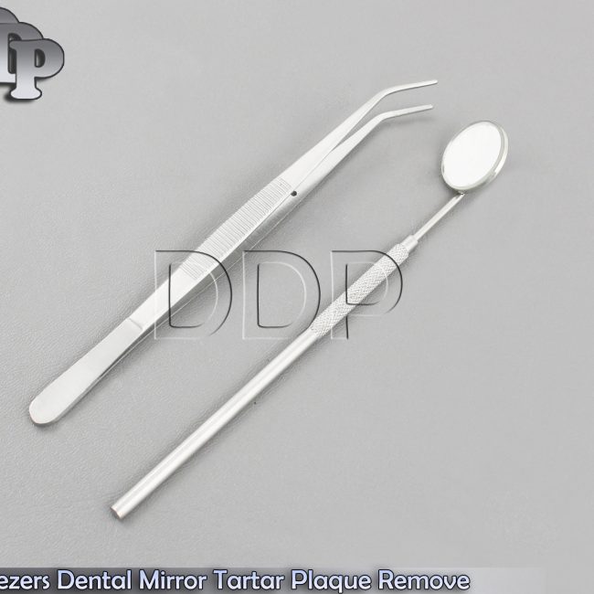 Dental Kit Tooth Pick Dissecting Tweezers Dental Mirror Tartar Plaque PR-233