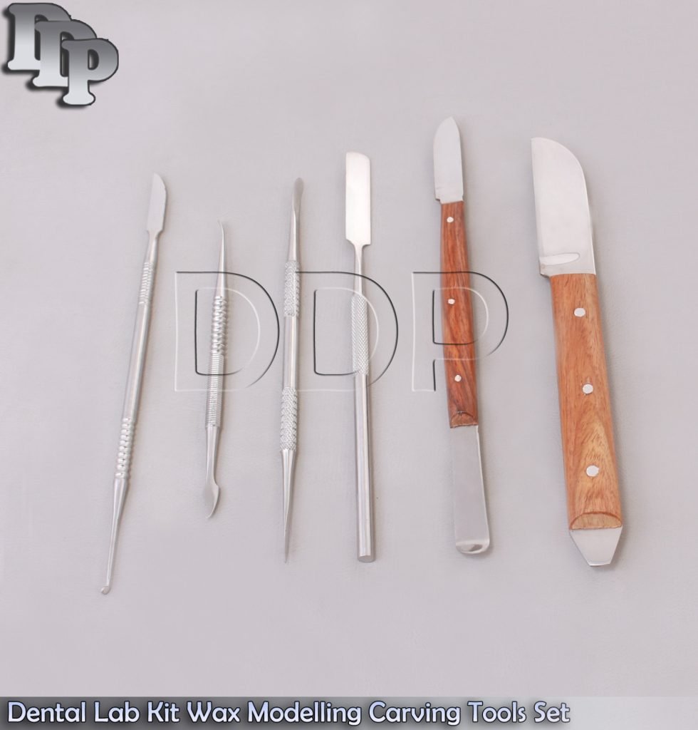 Dental Lab Kit Wax Modelling Carving Tools Set Instruments Stainless DN-2009