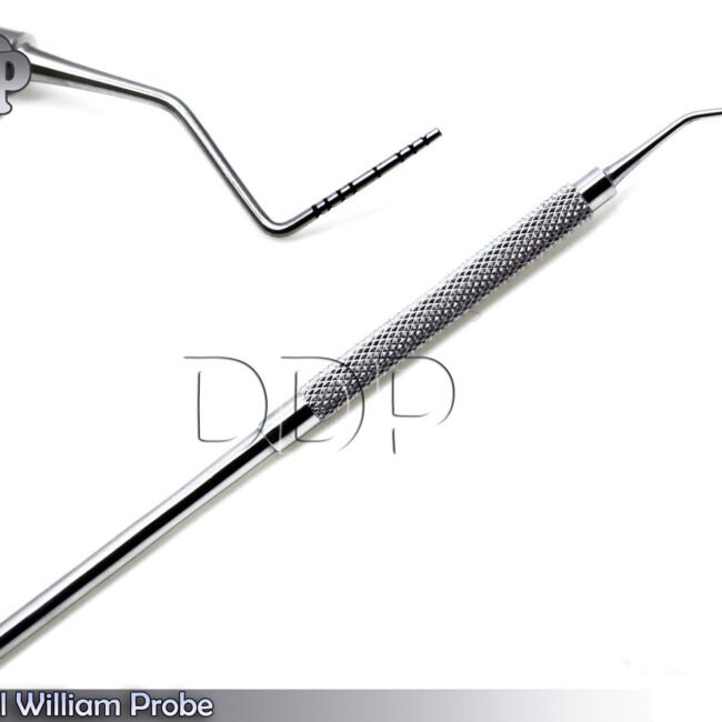 Dental Periodontal Williams Probe Color Marking Tooth Depth Measuring Probes Lab