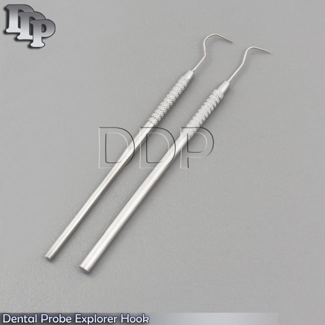 Dental Probe 9 Explorer 23 Hook Tartar Remover Teeth Cleaning Periodontal Perio